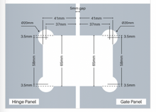 Load image into Gallery viewer, Polaris Glass to Glass Hinge
