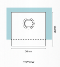 Load image into Gallery viewer, Small Glass Brace Bracket
